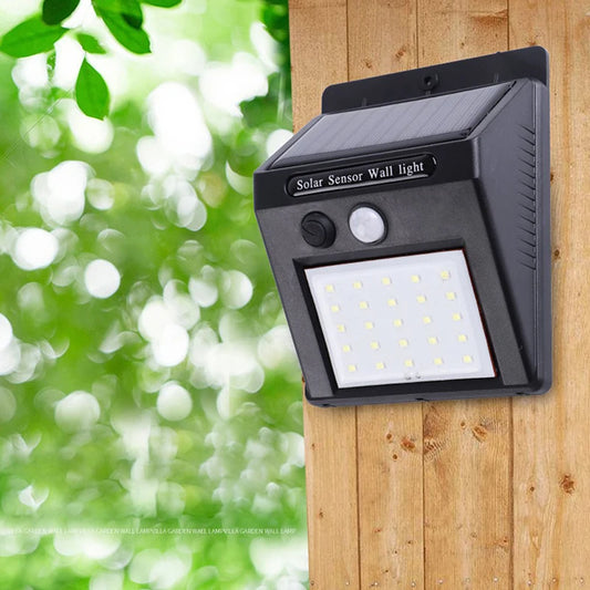 New LED Sensor Solar Wall Lamp 40 Lamp Beads Outdoor Waterproof Garden Courtyard Decorative Lamp Street Corridor Emergency Lamp